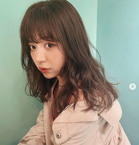 斎藤みらいさんブラウン系 髪色 ヘアカラーカタログ 写真あり