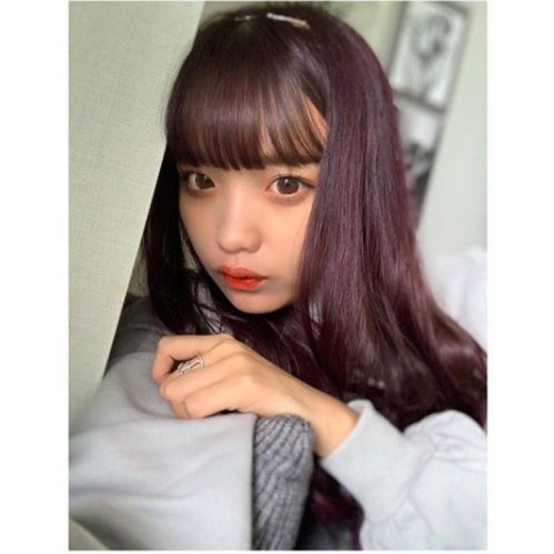 ねおさんラベンダーピンク 髪色 ヘアカラーカタログ 写真あり