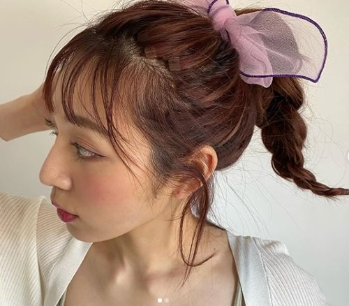 古川優香さんの髪色 ヘアカラー 写真あり