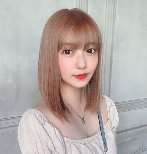 ミルクティーベージュ 髪色 ヘアカラーカタログ 写真あり