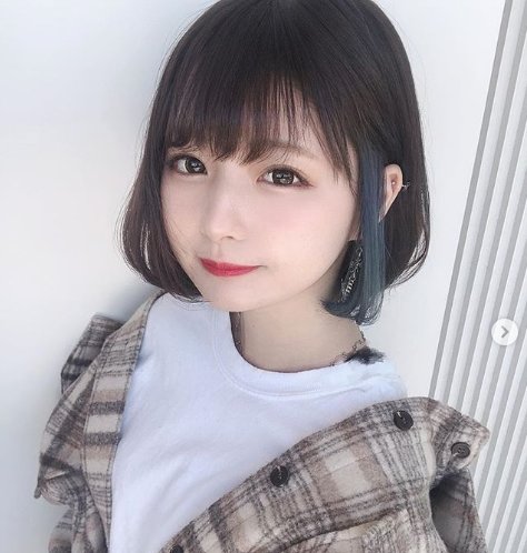 国木田さりまるさん紫 髪色 ヘアカラーカタログ 写真あり