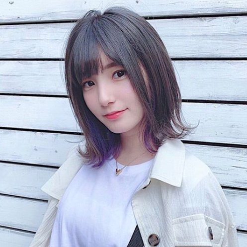 かすさんの髪色 ヘアカラー 写真あり